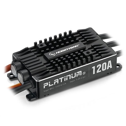 HW30203401	Hobby Wing Platinum 120A V4 esc 3-6s Heli/air