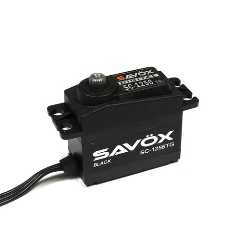 Savox Black Edition Standard Size Coreless Digital Servo 20kg @ 6V SAV-BESC1256TG