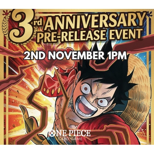 One Piece Card Game [OP13] Sealed Battle Pre Release Event Sunday 2nd Of November 2025 1:00 PM
