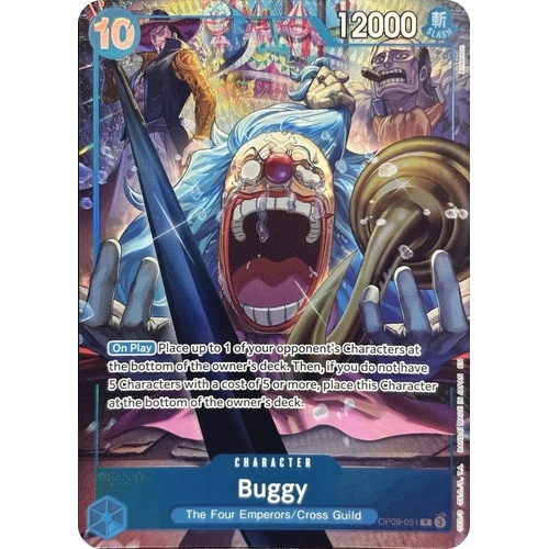 Buggy (051) (English Version 2nd Anniversary Set) - One Piece Promotion Cards (OP-PR) OP09-051