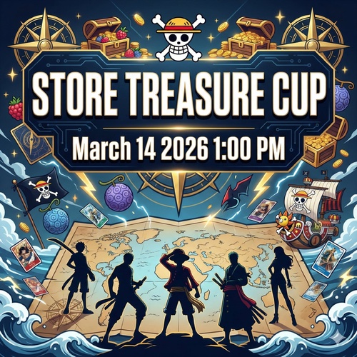 One Piece Card Game Store Treasure Cup 2026 Saturday 14th Of March 1:00 PM