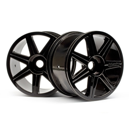 HPI 7 Spoke Black Chrome Trophy Truggy Tyres HPI-101156