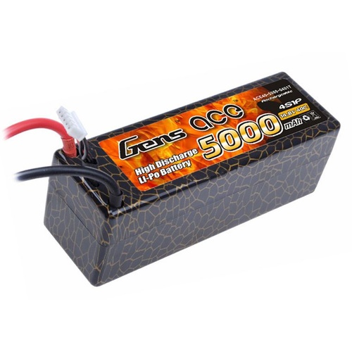 Gens Ace 5000mah 40C 14.8V Hard Case Lipo ROAR GA4S-5000-40C-H