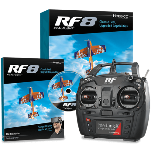 GPM-Z4550 - Realflight 8 Flight Simulator w/ Interlink X Controller