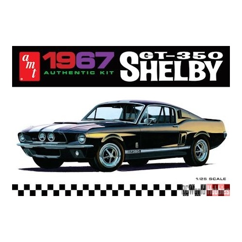 1/25 AMT 67 Shelby GT350-White