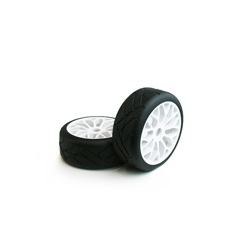 TRC-T831 - TORNADO RC RALLY 1/8 TYRE SET 1 PAIR PRE GLUED