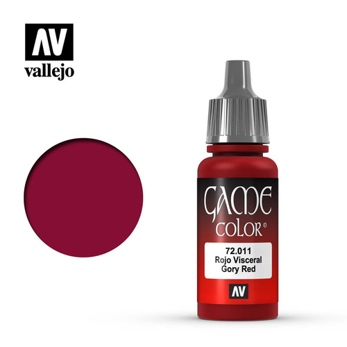 AV72011 - Vallejo Game Colour Gory Red 17 ml