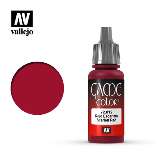 AV72012 - Vallejo Game Colour Scarlet Red 17 ml