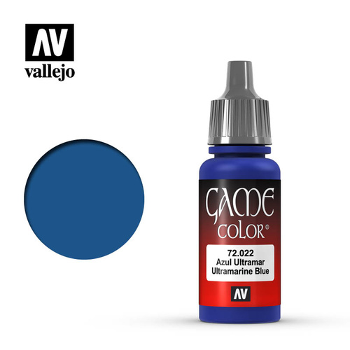 AV72022 - Vallejo Game Colour Ultramarine Blue 17 ml