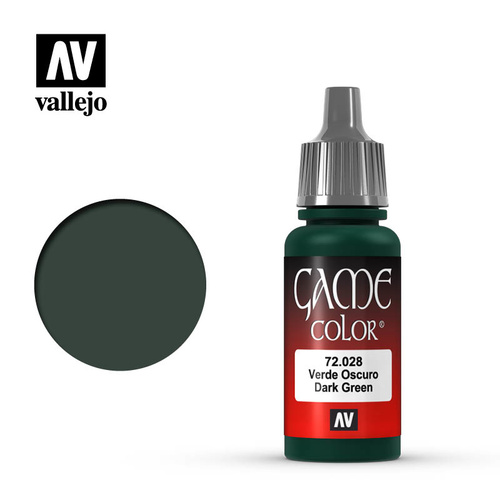 AV72028 - Vallejo Game Colour Dark Green 17 ml