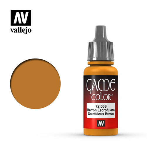 AV72038 - Vallejo Game Colour Scrofulous Brown 17 ml