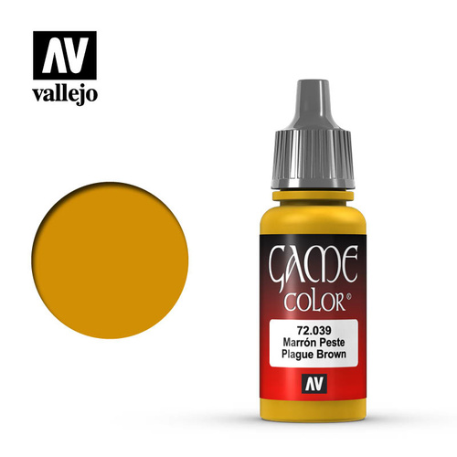 AV72039 - Vallejo Game Colour Plague Brown 17 ml