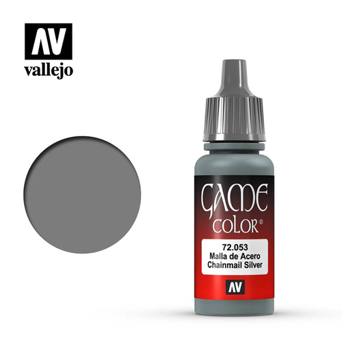 AV72053 - Vallejo Game Colour Chainmail Silver 17 ml