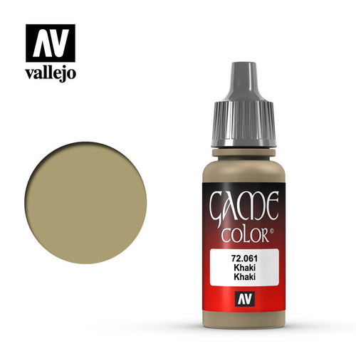 AV72061 - Vallejo Game Colour Khaki 17 ml