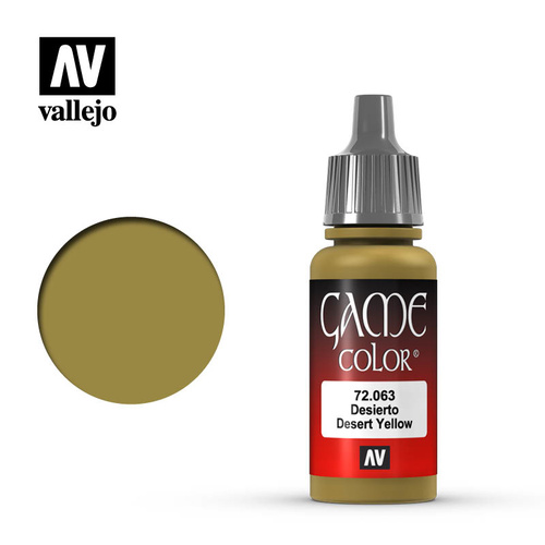 AV72063 - Vallejo Game Colour Desert Yellow 17 ml