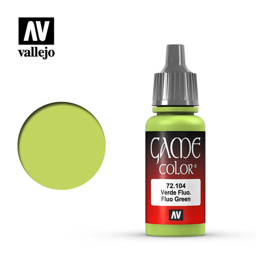 AV72104 - Vallejo Game Colour Fluo Green 17 ml
