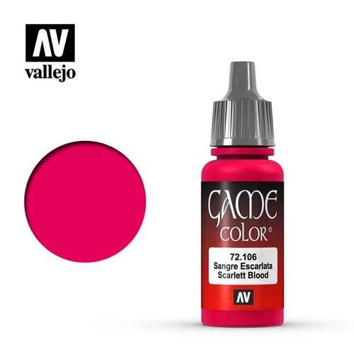 AV72106 - Vallejo Game Colour Scarlett Blood 17 ml