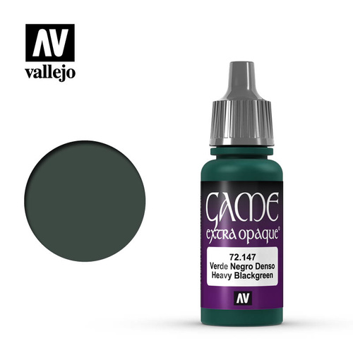 AV72147 - Vallejo Game Colour Extra Opaque Heavy Blackgreen 17 ml