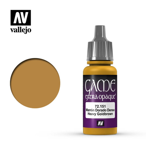 AV72151 - Vallejo Game Colour Extra Opaque Heavy Goldbrown 17 ml