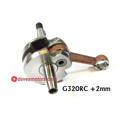 dd404b - Stroker Crankshaft for Zenoah +2mm (30mm)  G320RC Engine