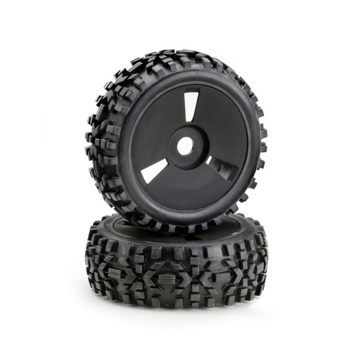 AB2520018 Wheel Set Buggy Disc "Dirt" black 1:8 (2)