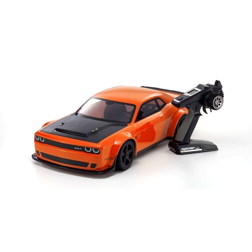 Kyosho 1/8 Inferno GT2 VE Race SPEC Dodge Challenger SRT Demon Go Mango Orange 34107 4WD R/S