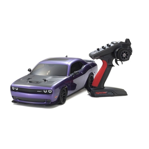 Kyosho 1/10 EP 4WD Fazer Mk2 Dodge SRT Challenger Hellcat 2015 Plum Crazy Purple 34415T1B