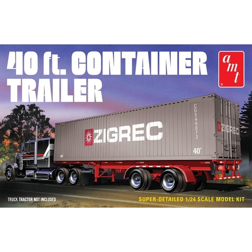 AMT 1:24 40' Semi Container Trailer R2AMT1196