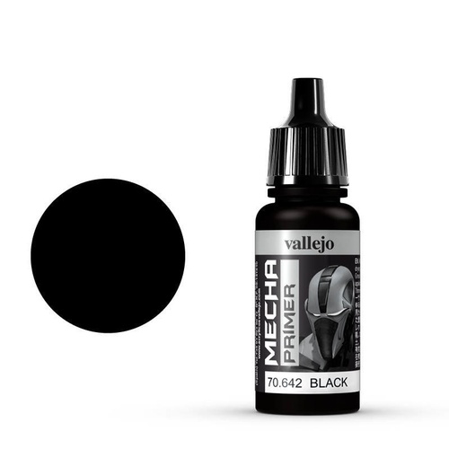 VALLEJO 70642 MECHA COLOUR BLACK PRIMER 17ML AV70642
