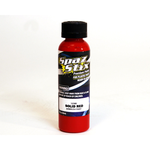 Solid Red Airbrush Paint 2oz SZX12300
