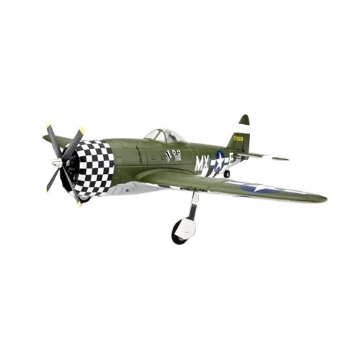 E-Flite P-47D Thunderbolt RC Plane, BNF Basic w/ Retracts EFL6850