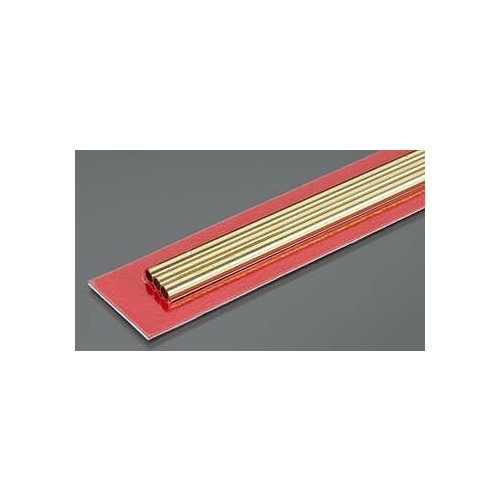 KS9835 K&S 9835 THIN WALL BRASS TUBE (300MM LENGTHS) 3.5MM OD X .225MM WALL (3 PIECES)