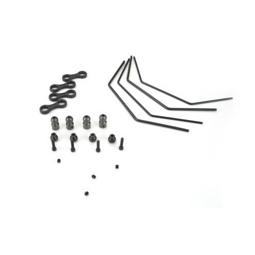 LOSB2221 Losi Front/Rear Sway Bar Kit LST, LST2, AFT, MUG, MGB