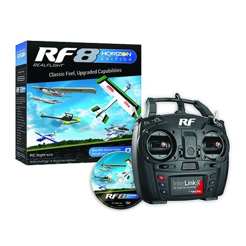 RFL1000 Real Flight RF8 Horizon Hobby Edition Flight Simulator w/InterLink-X, Mode 2