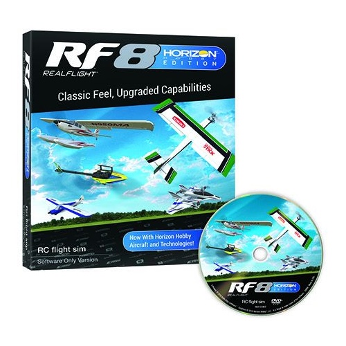 RFL1001 Real Flight RF8 Horizon Hobby Edition Flight Simulator, Software Only