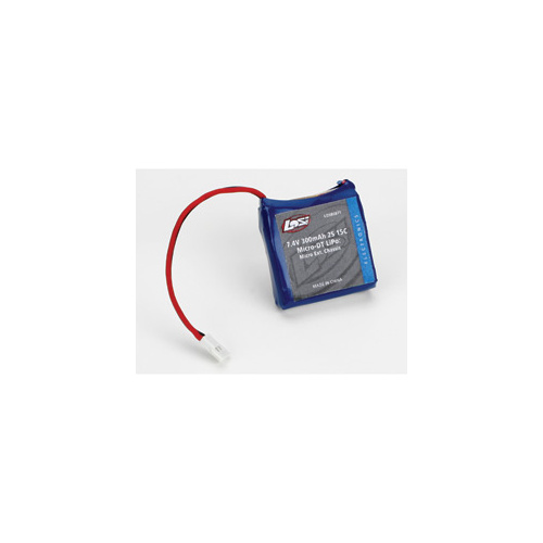 LOSB0871 Losi 7.4V 300mAh 2S 15C LiPo Micro-DT
