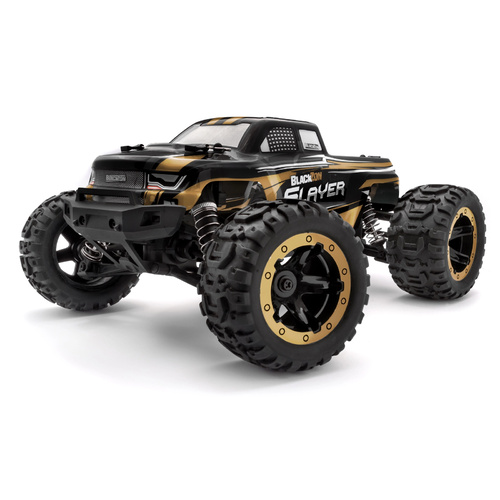 BlackZon Slayer MT 1/16 4WD Electric Monster Truck - Gold BZ540085