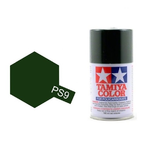 Tamiya Color For Polycarbonate: Green PS-9 T86009