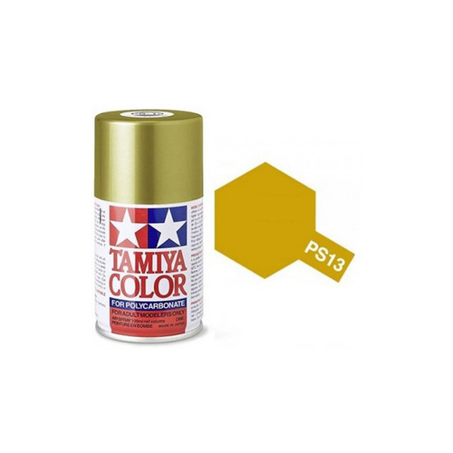 Tamiya Color For Polycarbonate: Gold PS-13 T86013
