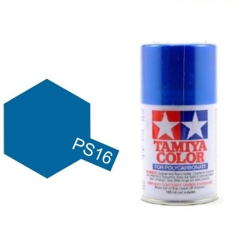 Tamiya Color For Polycarbonate: Metallic Blue PS-16 T86016