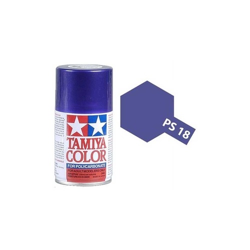 Tamiya Color For Polycarbonate: Metallic Purple PS-18 T86018