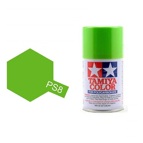 Tamiya Color For Polycarbonate: Fluorescent Green PS-28 T86028