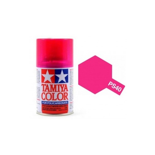 Tamiya Color For Polycarbonate: Translucent Pink PS-40 T86040