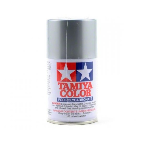 Tamiya Color For Polycarbonate: Semi-Gloss Silver Anodized Aluminum PS-48 T86048