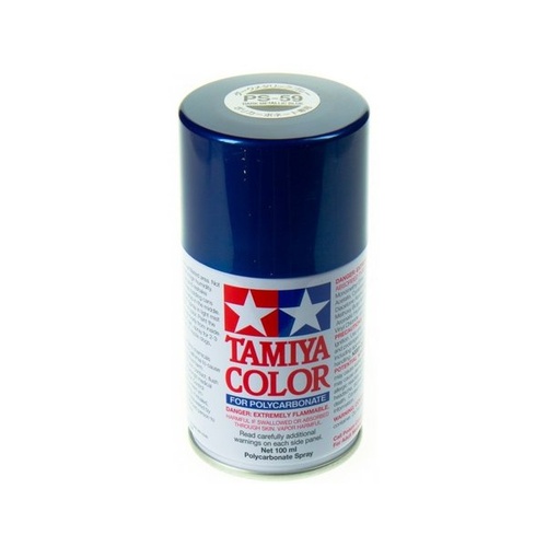 Tamiya Color For Polycarbonate: Dark Metallic Blue PS-59 T86059