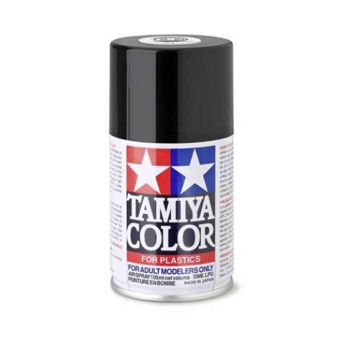 Tamiya For Plastics: Semi Gloss Black T85029 TS-29