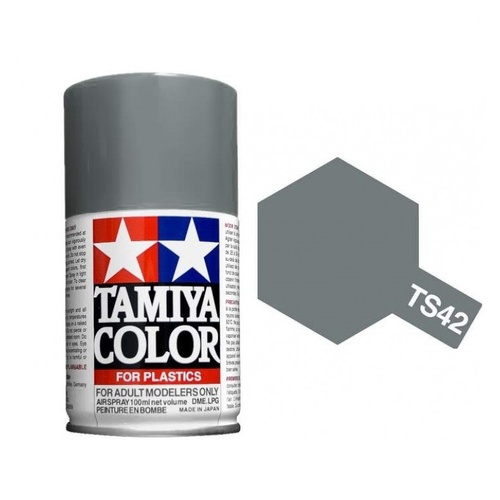 TS-42 Tamiya For Plastics: Light Gun Metal T85042 