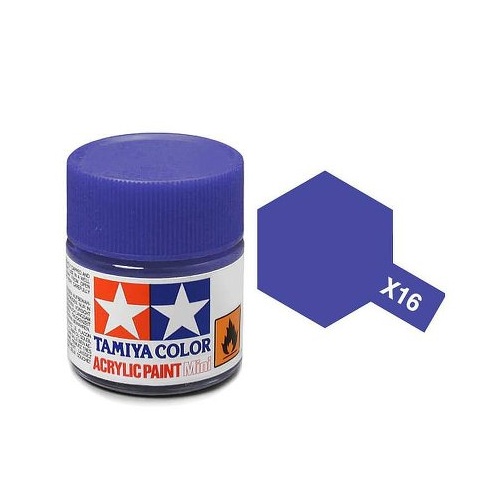 Tamiya Mini Acrylic X-16 Purple - 10ml Bottle T81516