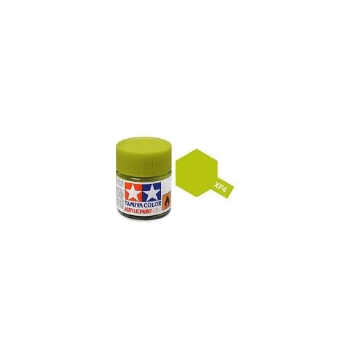 Tamiya Mini Acrylic XF-4 Yellow Green - 10ml Bottle T81704