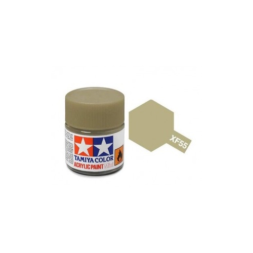 Tamiya Mini Acrylic XF-55 Deck Tan - 10ml Bottle T81755
